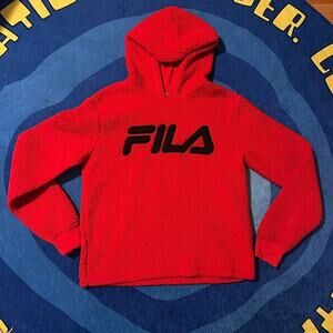 Vintage fila sherpa hoodie